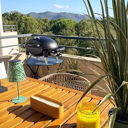 Climatise Avec Piscine Et Sublime Vue Lejlighed Porto-Vecchio (Corsica)